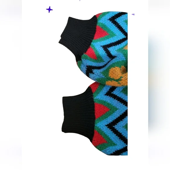 Zara Mickey Mouse Disney Jacquard Knit Sweater L - Picture 3 of 7